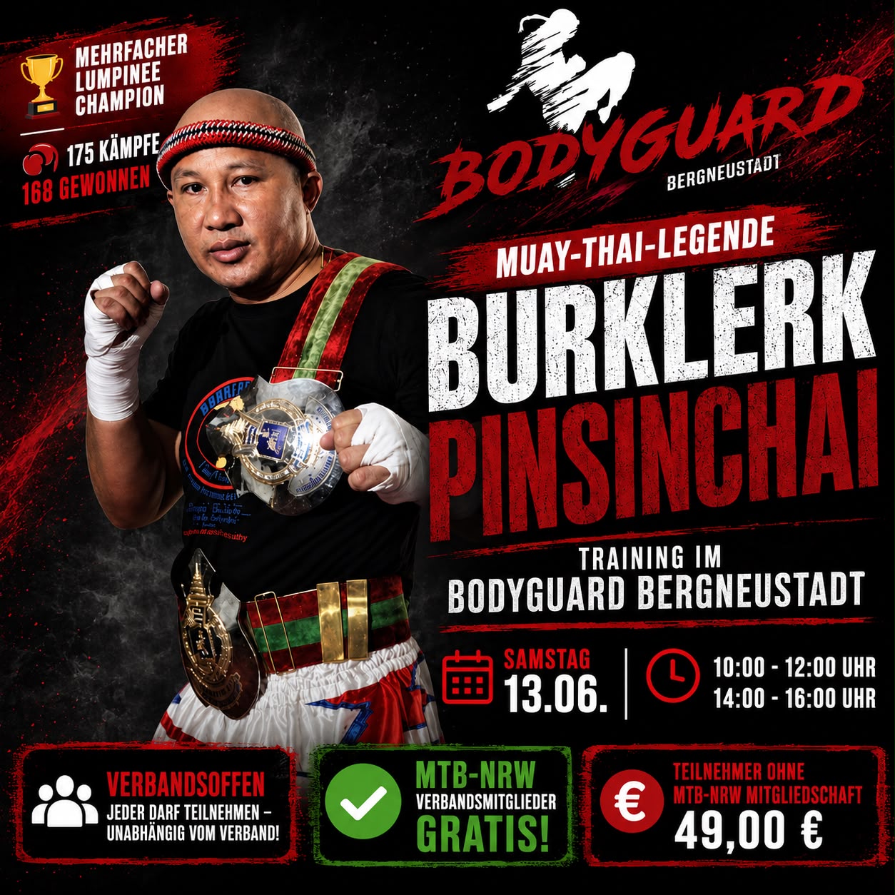 Bodyguard Bergeneustadt - MTB-NRW-Training mit BURKLERK